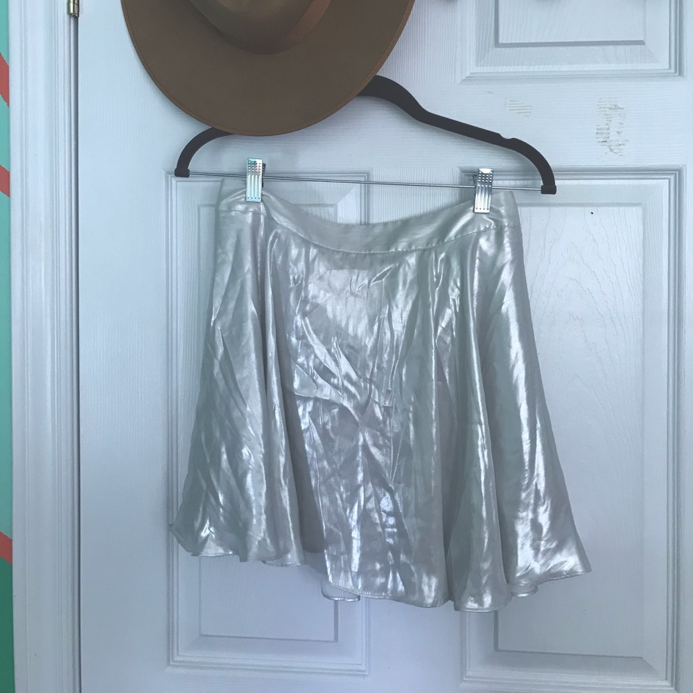 Silver skirt